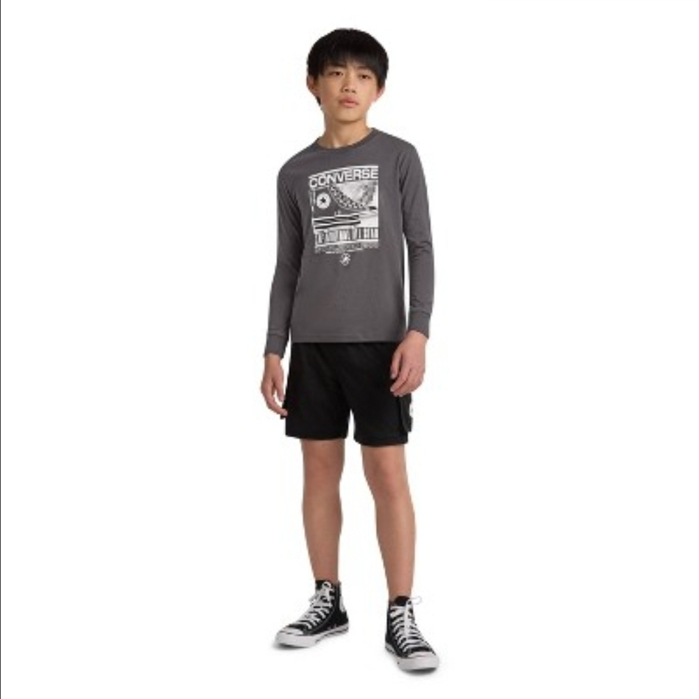 Converse® Boys' Long Sleeve 'The Original All Star' Jersey T-Shirt XL NWT